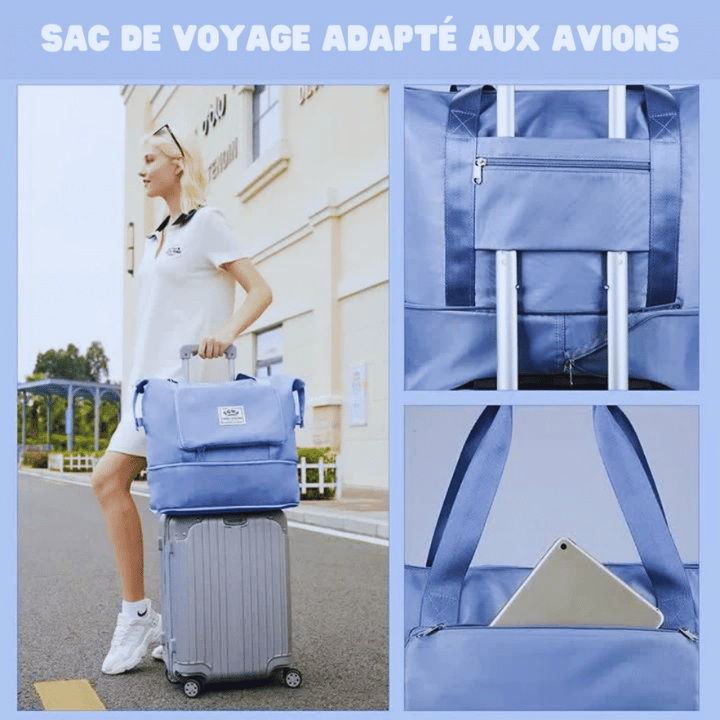 Optez pour un sac sans tracas pour vos voyages.